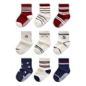 Baby Toddler Essentials Non-Slip Crew Socks for Unisex Boys Girls