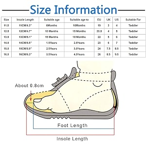 Baby Toddler First Walker Shoes Kids Trainers