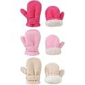 Baby Toddler Mittens Boys Girls Winter Outdoor Gloves Kids Easy-On Fleece Warm Mitterns