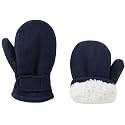 Baby Toddler Mittens Boys Girls Winter Outdoor Gloves Kids Easy-On Fleece Warm Mitterns