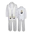 Baby Toddler Toddler Baptism White Tuxedo Embroidery Virgin Mary Pope Stole Sm-7