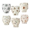 Baby Training Underpants,Soft Cotton Absorbent Potty Training Underwear For Baby Boys And Girls 6 Pack