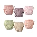Baby Training Underpants,Soft Cotton Absorbent Potty Training Underwear For Baby Boys And Girls 6 Pack