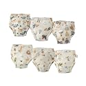 Baby Training Underpants,Soft Cotton Absorbent Potty Training Underwear For Baby Boys And Girls 6 Pack