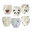 Baby Training Underpants,Soft Cotton Absorbent Potty Training Underwear For Baby Boys And Girls 6 Pack
