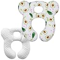 Baby Travel Pillow, Upgrade U-Shape Infant Pillow for Car Seat Pushchair and Stroller, Soft Comfortable Neck Support for Kids Newborn and Toddler - Avocado