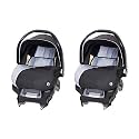Baby Trend Ally Infant Car Seat Carrier Travel System, Stormy, 2-Pack