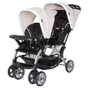 Baby Trend Full Size Double Infant & Toddler Sit N' Stand Stroller, Khaki