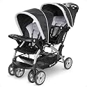 Baby Trend Sit N' Stand Double Stroller with Harness and Basket, Stormy