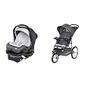 Baby Trend Secure-Lift 35 Infant Car Seat and Expedition Jogger Bundle, Dash Grey