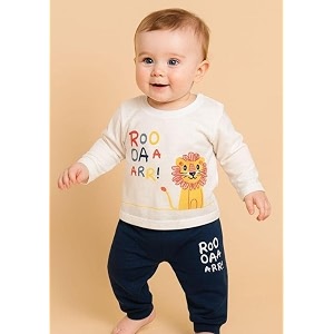 Baby Unisex Printed Cotton Clothing Set Comfortable