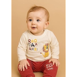 Baby Unisex Printed Cotton Clothing Set Comfortable