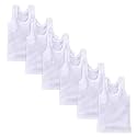 Baby Vest White Baniyan Cotton Inner wear Vest for Baby Boy &amp; Baby Girls Toddler Vest Pack of 6