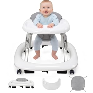 Baby Walker with Wheels One-Touch Foldable Walker