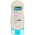 Cetaphil Baby - Wash & Shampoo - with Organic Calendula - Net Wt. 7.8 FL OZ (230 mL) Per Bottle - Pack of 2 Bottles (Packaging/Designs Vary)