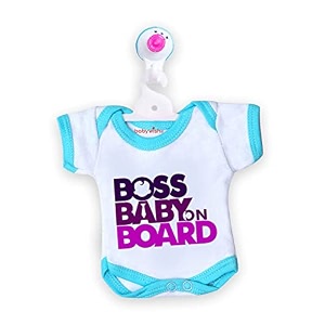 baby wish baby on board car decals cloth safety sign board with hanger and large vaccum suction cups removable durable washable car warning sign vehicles car sticker-boss baby on board print