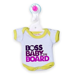 baby wish baby on board car decals cloth safety sign board with hanger and large vaccum suction cups removable durable washable car warning sign vehicles car sticker-boss baby on board print