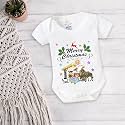 baby wish Baby Christmas Bodysuits Newborn Santa