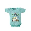 baby wish Baby Christmas Bodysuits Newborn Santa