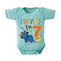 baby wish Monthly Birthday Milestone Romper for