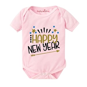 baby wish My First New Year Romper