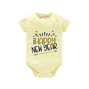 baby wish My First New Year Romper