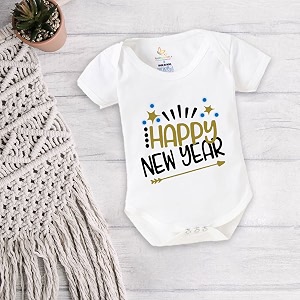baby wish My First New Year Romper