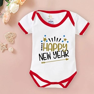 baby wish My First New Year Romper