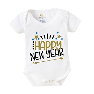 baby wish My First New Year Romper