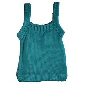 baby woolen knitted sleeveless vest  sweater  woollen  winter wear  born babybundi  innerwear  baniyan turquoise 12-24 months