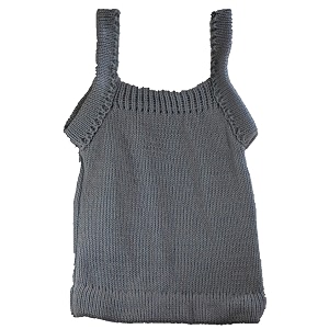 baby woolen knitted sleeveless vest  sweater  woollen  winter wear  born babybundi  innerwear  baniyan grey 0-12 months