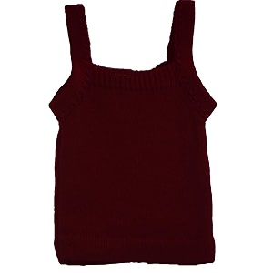 baby woolen knitted sleeveless vest  sweater  woollen  winter wear  born babybundi  innerwear  baniyan maroon 12-24 months
