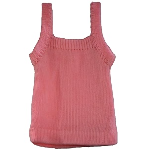 baby woolen knitted sleeveless vest  sweater  woollen  winter wear  born babybundi  innerwear  baniyan pink 0-12 months