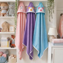 BABY ZONE Microfiber 200 GSM Bath Towel
