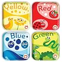 BabyBibi Floating Bath Books, Waterproof Bath Toys, Color Recognition Learning Bath Books, Set of 4, Age 3+ Months