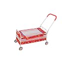 BABYBLESSING Baby Cradle with Swing for Newborn, Foldable Palna Jhula Uyyala, Baby Swing Cradle with Soft Mattress, Sturdy Frame, 0 to 15 Months, Red
