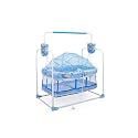 BABYBLESSING Baby Cradle with Swing and Mosquito Net, Blue