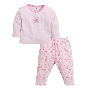 babygo baby full sleeve clothes set for baby girl baby cotton dresst-shirts pant set for baby girls