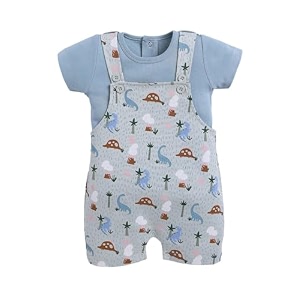 BABYGO Baby Half Sleeve Rompers 100 Cotton