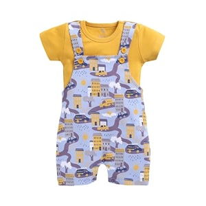 BABYGO Baby Half Sleeve Rompers 100 Cotton