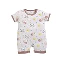 BABYGO Baby Half Sleeve Rompers 100 Cotton