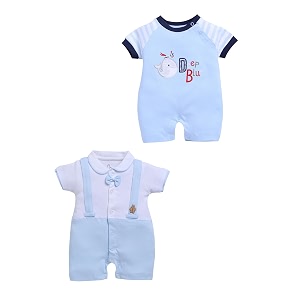 babygo baby half sleeve rompers 100 cotton rompers for new born baby boysdaily suits for baby boys amp girls 0x3msky-skyonesies infant clothes  pack of 2