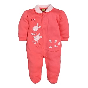 baby go 0-3m3-6m full sleeve 100 soft cotton romperjumpsuitsleepsuitnightsuitinfant wearclothes for new born baby girls
