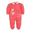 BABY GO 0-3M/3-6M Full Sleeve 100% Soft Cotton Romper/jumpsuit/Sleepsuit/Nightsuit/Infant Wear/Clothes for New Born Baby Girls