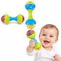 BabyGo Dumbell Rattle for Baby Non-Toxic
