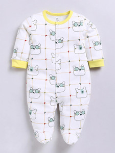 babygo romper for baby boys  baby girls casual printed pure cotton