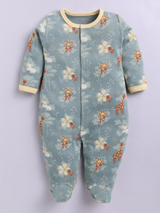 babygo romper for baby boys  baby girls casual printed pure cotton