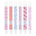 babygoal Pacifier Clips, 6 Pack Pacifier Holder Fits Most Baby Pacifiers and Binkies