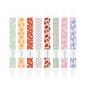 babygoal Plaid Pacifier Clips, 6 Pack Binky Paci Holder Leashes Fits for Most Baby Pacifiers and Binkies