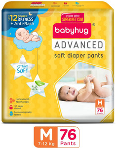 babyhug Advanced Pant Style Diaper 3D Leak